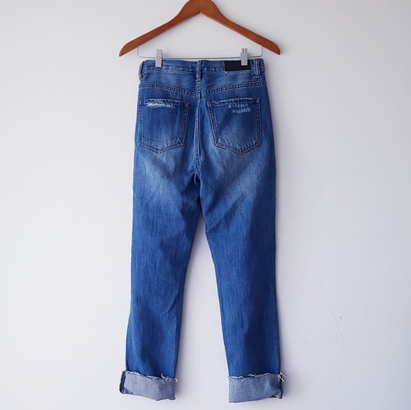 NEON BLONDE High-Waist Button Fly Jeans - Picture 11 of 13